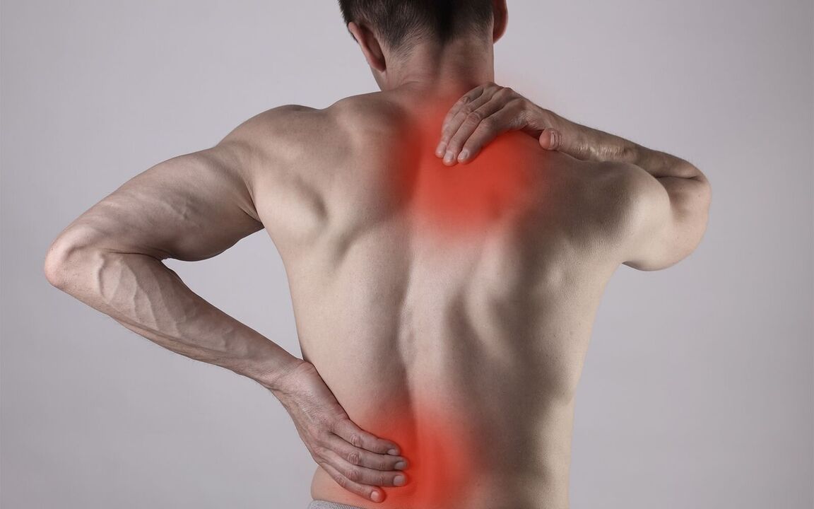 Dor nas costas é um sinal de doenças do sistema músculo-esquelético
