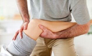 massagem no joelho para artrite