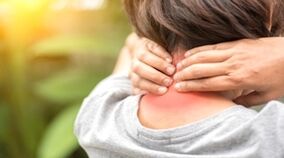 Dor de osteocondrose no pescoço