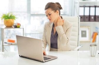 Sintomas de osteocondrose da coluna cervical