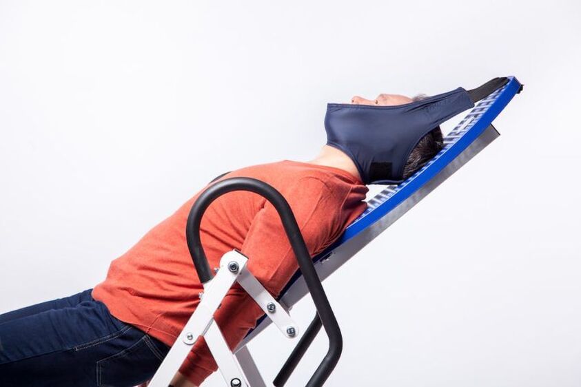 Terapia de tração para osteocondrose cervical